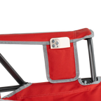 Premium All-Weather College Comfort Pro Rocker - Ohio State Buckeyes - Choice 676 - RoadTrip Rocker Smooth Motion Camp Chair Detail