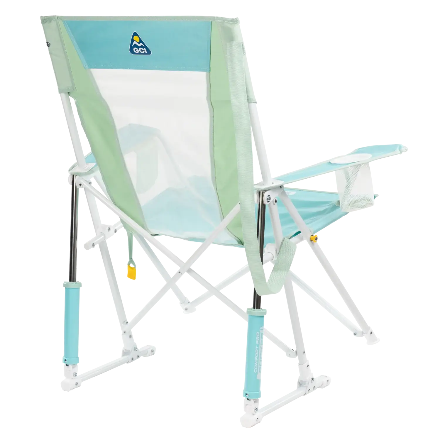 Patented Spring-Action Comfort Pro Rocker - Choice 375 - RoadTrip Rocker Smooth Motion Camp Chair Detail