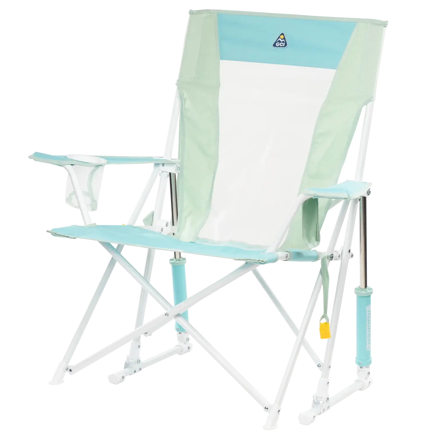 Patented Spring-Action Comfort Pro Rocker - Choice 375 - RoadTrip Rocker Smooth Motion Camp Chair Detail