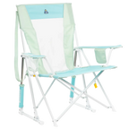Patented Spring-Action Comfort Pro Rocker - Choice 375 - RoadTrip Rocker Smooth Motion Camp Chair - Pastel Green