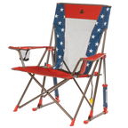 Heavy-Duty Freestyle Comfort Pro Rocker - USA Anniversary Deluxe - Choice 424 - Patented Spring-Action Rocking Chair for Camping Detail