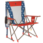 Heavy-Duty Freestyle Comfort Pro Rocker - USA Anniversary Deluxe - Choice 424 - Patented Spring-Action Rocking Chair for Camping - Default Title