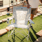 Patented Spring-Action Comfort Pro Rocker XL - Choice 107 - Heavy-Duty Kickback Rocker with Beverage Holder Detail