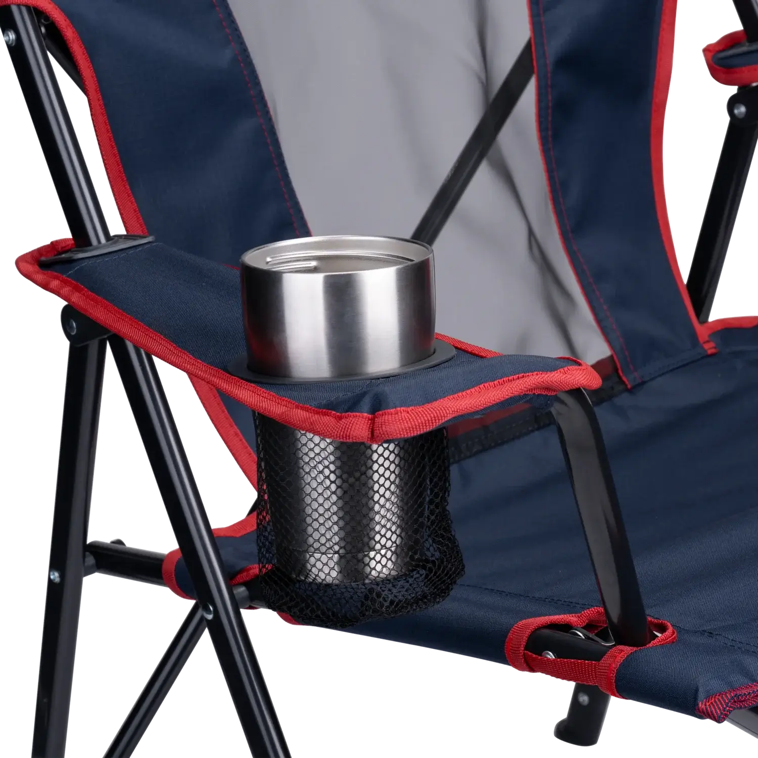 Ultra-Compact Comfort Quad Chair - Choice 989 - Pico Compact Folding Camp Chair with Carry Bag Detail
