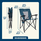 Micro-Folding Eazy Chair - Choice 976 - Ultra-Lightweight Telescoping PackSeat Travel Stool Detail
