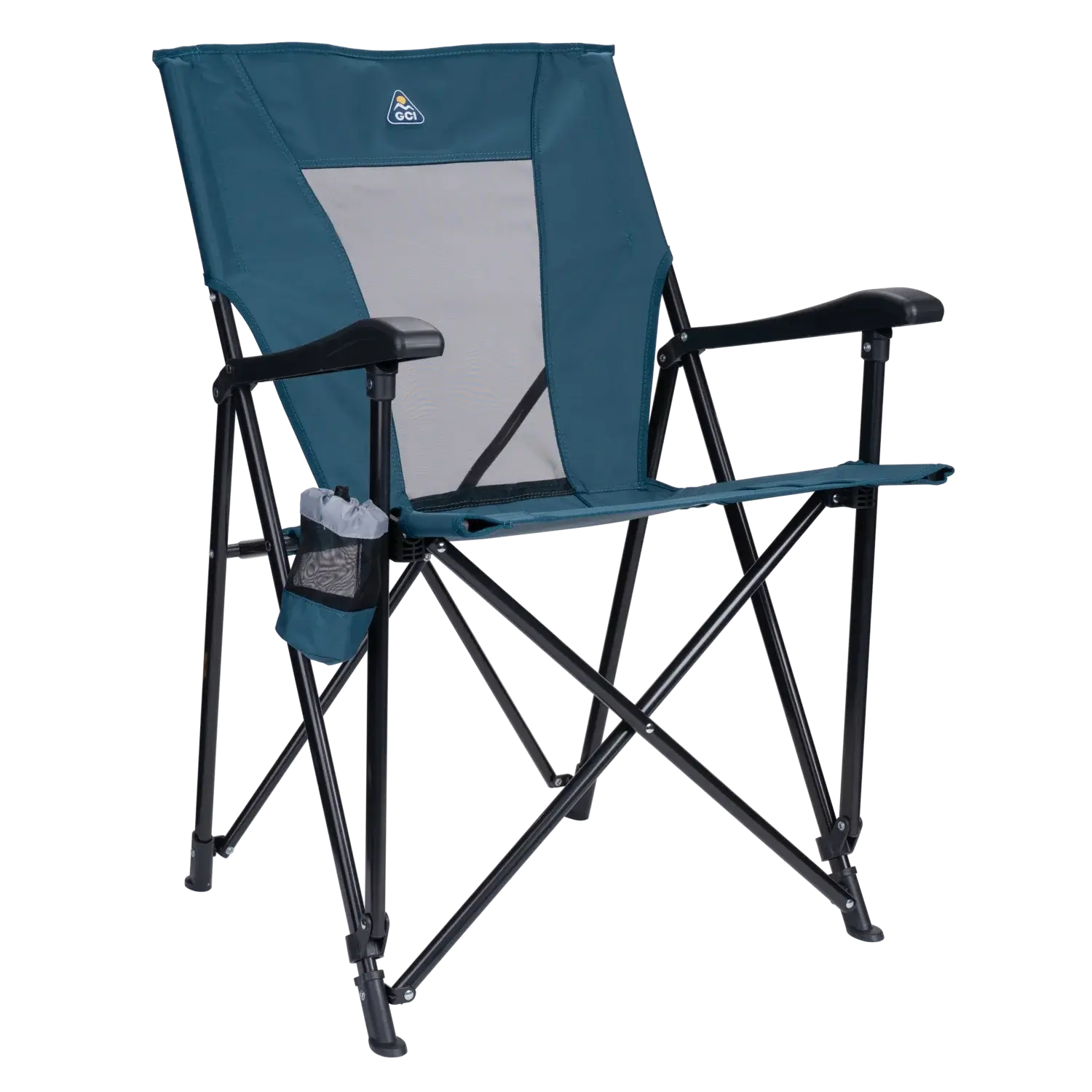 Micro-Folding Eazy Chair - Choice 976 - Ultra-Lightweight Telescoping PackSeat Travel Stool - Teal