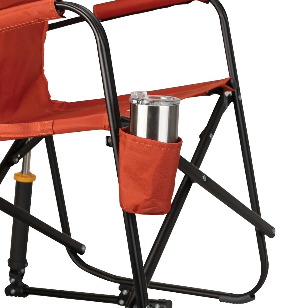 Smooth Motion Freestyle Rocker - Pumpkin Spice - Choice 373 - Freestyle Rocker Portable Outdoor Folding Chair Detail