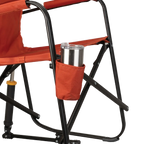 Smooth Motion Freestyle Rocker - Pumpkin Spice - Choice 373 - Freestyle Rocker Portable Outdoor Folding Chair Detail