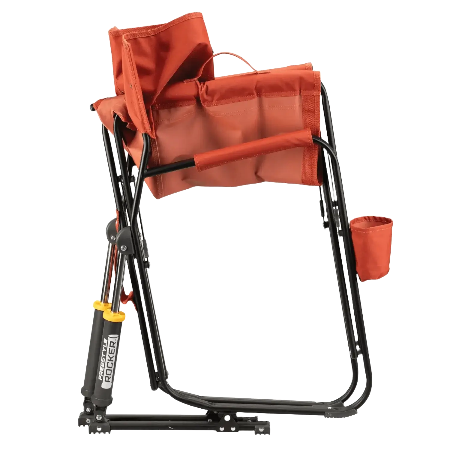 Smooth Motion Freestyle Rocker - Pumpkin Spice - Choice 373 - Freestyle Rocker Portable Outdoor Folding Chair Detail
