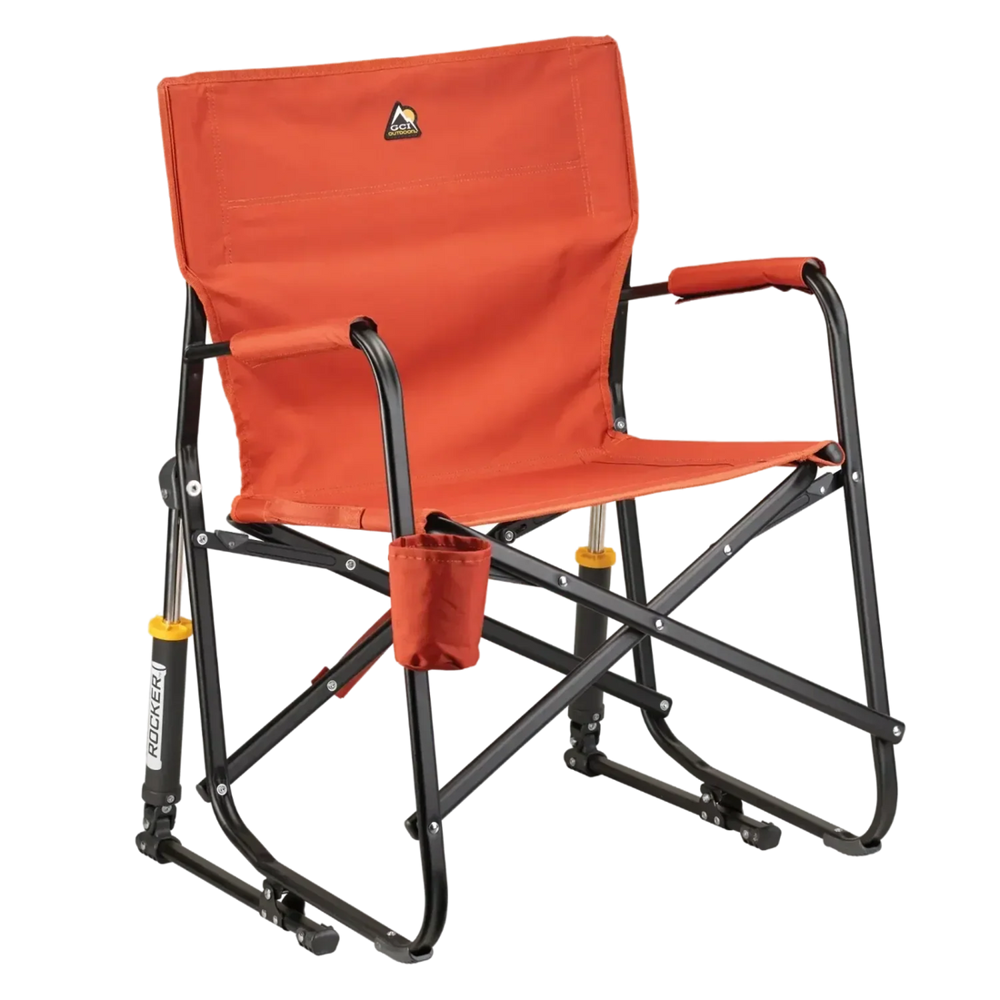 Smooth Motion Freestyle Rocker - Pumpkin Spice - Choice 373 - Freestyle Rocker Portable Outdoor Folding Chair - Pumpkin Spice