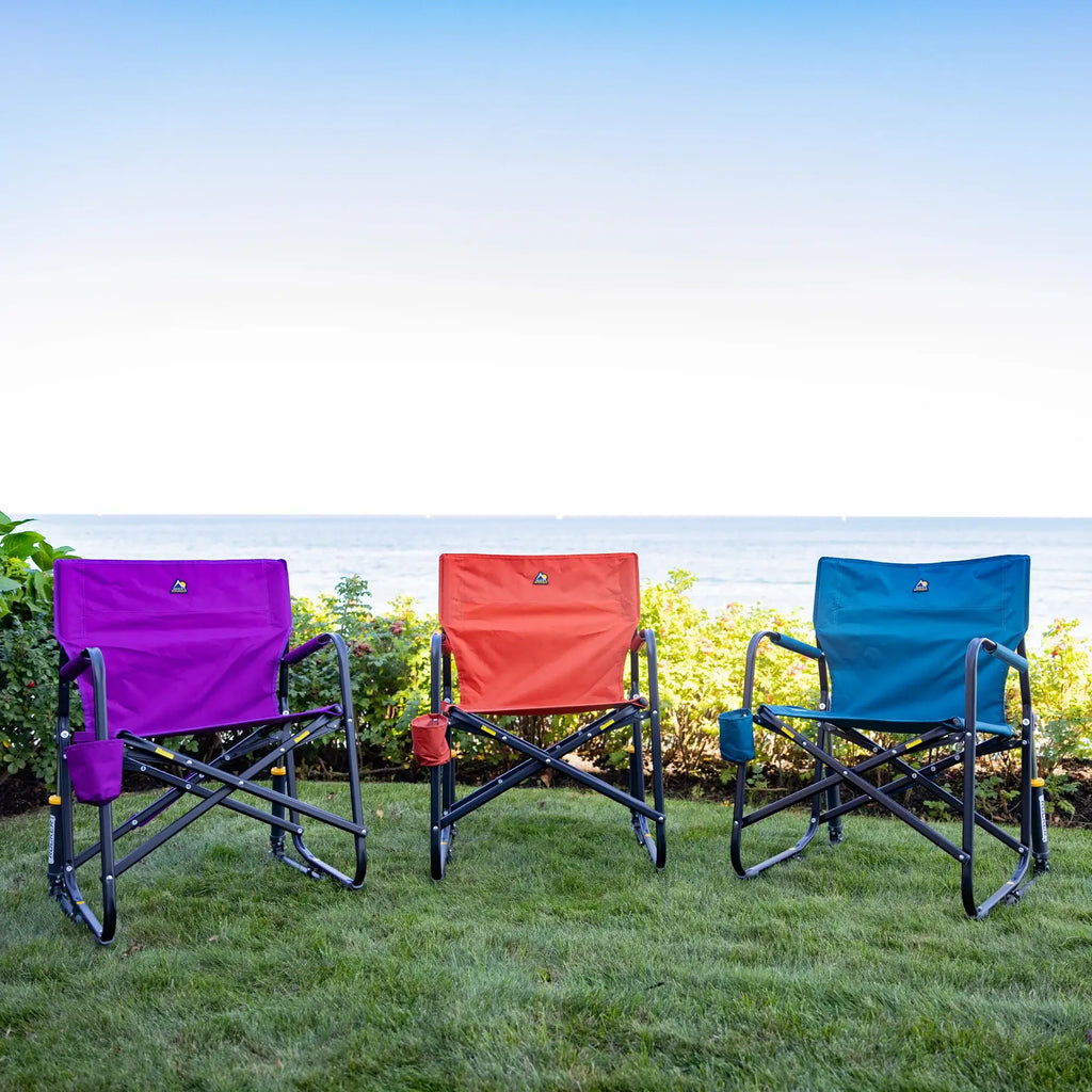 Smooth Motion Freestyle Rocker - Pumpkin Spice - Choice 373 - Freestyle Rocker Portable Outdoor Folding Chair Detail