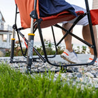 Smooth Motion Freestyle Rocker - Pumpkin Spice - Choice 373 - Freestyle Rocker Portable Outdoor Folding Chair Detail