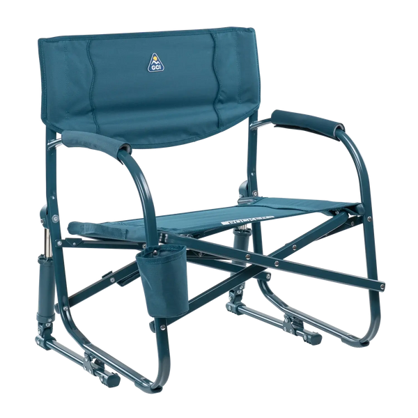 Premium All-Weather Grab & Go Rocker - Choice 551 - RoadTrip Rocker Smooth Motion Camp Chair - Teal