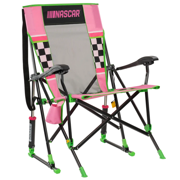 Luxury Camp RoadTrip Rocker - NASCAR For Her - Choice 560 - Patented Spring-Action Rocking Chair for Camping - Default Title