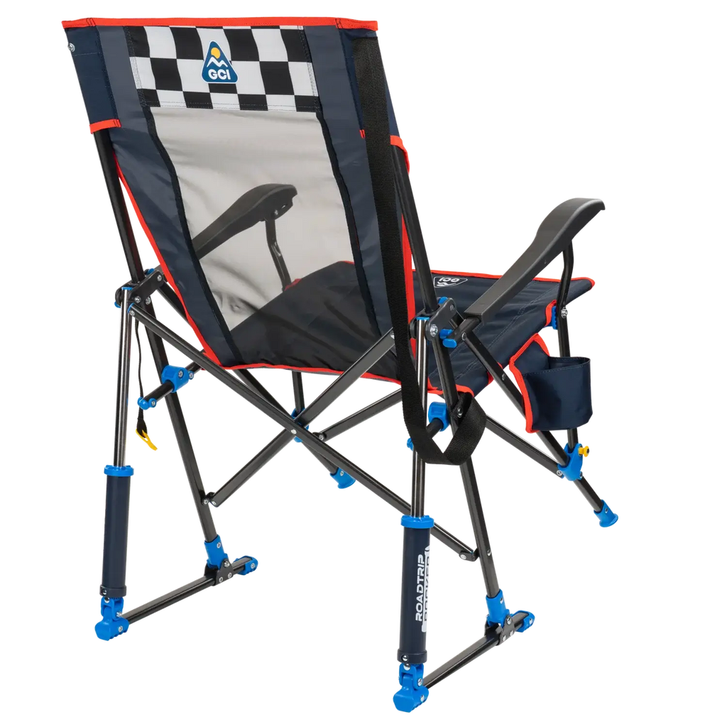 Heavy-Duty Freestyle RoadTrip Rocker - NASCAR For Him - Choice 453 - RoadTrip Rocker Smooth Motion Camp Chair Detail