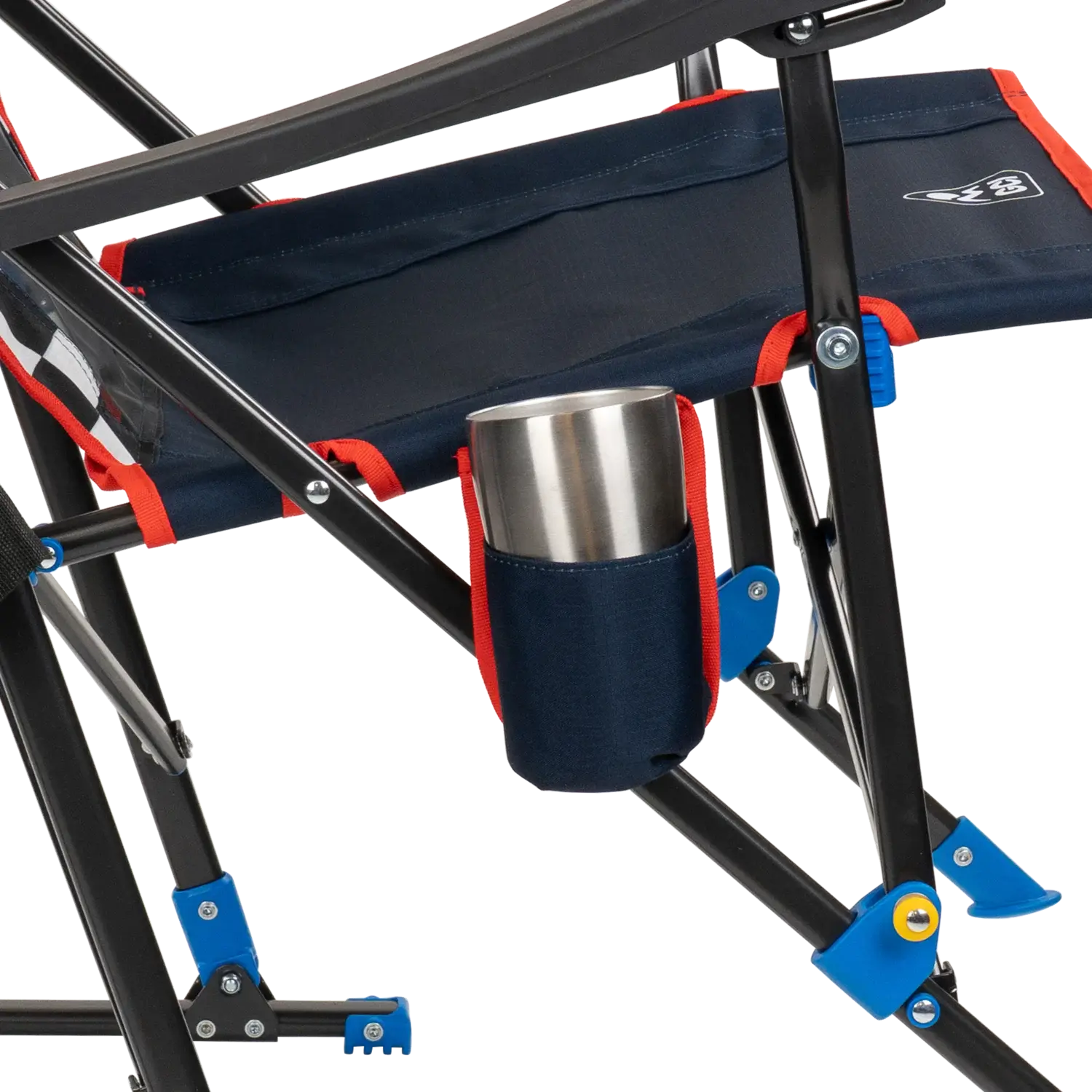 Heavy-Duty Freestyle RoadTrip Rocker - NASCAR For Him - Choice 453 - RoadTrip Rocker Smooth Motion Camp Chair Detail