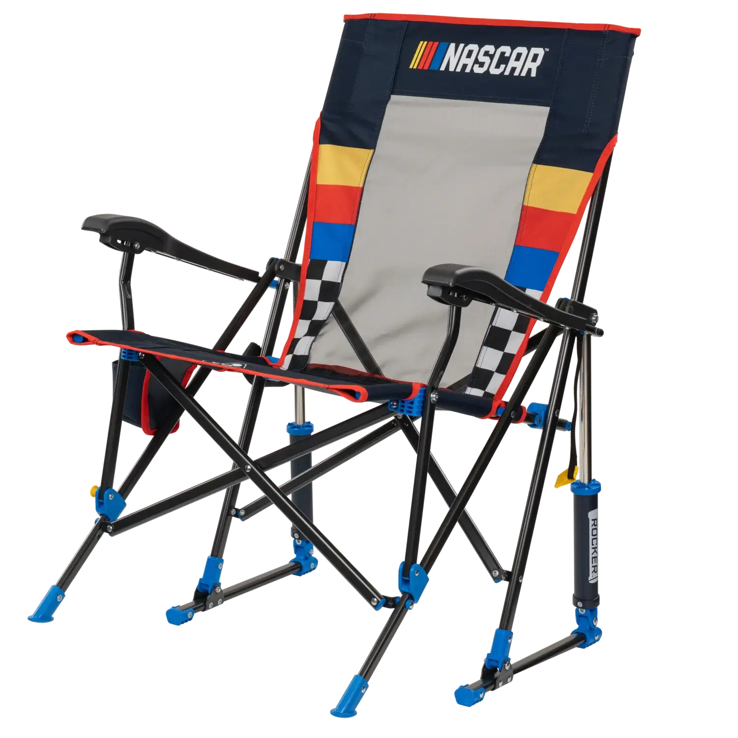Heavy-Duty Freestyle RoadTrip Rocker - NASCAR For Him - Choice 453 - RoadTrip Rocker Smooth Motion Camp Chair Detail