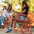 Luxury Camp Stowaway Rocker - Choice 794 - RoadTrip Rocker Smooth Motion Camp Chair Detail