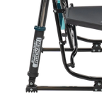 Patented Spring-Action Stowaway Rocker with Side Table - Choice 253 - Patented Spring-Action Rocking Chair for Camping Detail