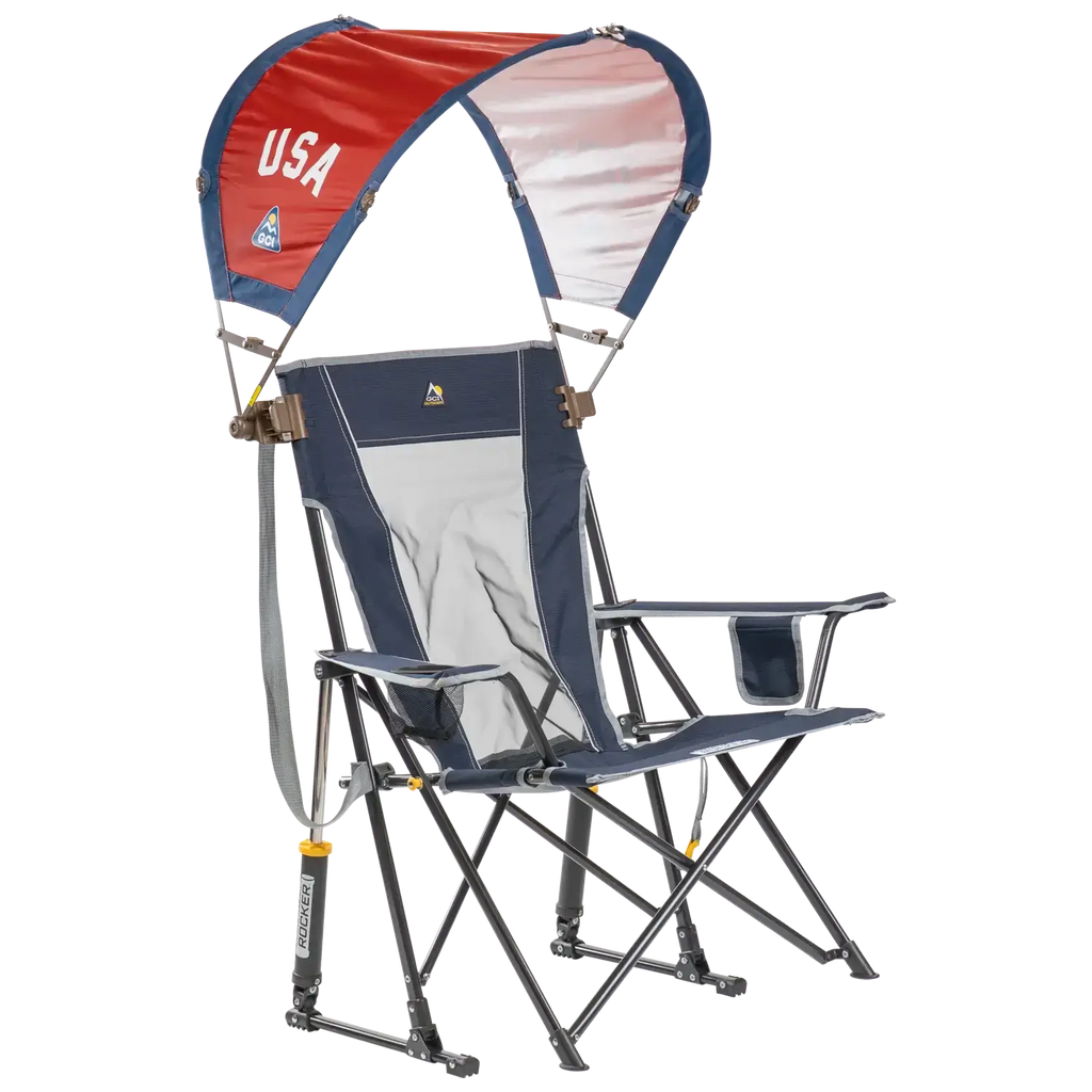 UV-Protection SunShade Accessory - USA Anniversary Deluxe - Choice 917 - Instant Sunshade Umbrella for Tailgating Detail