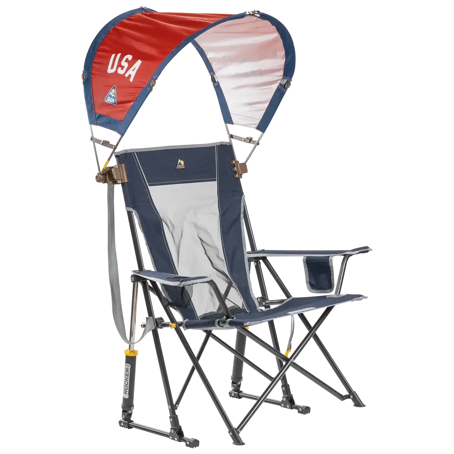 UV-Protection SunShade Accessory - USA Anniversary Deluxe - Choice 917 - Instant Sunshade Umbrella for Tailgating Detail
