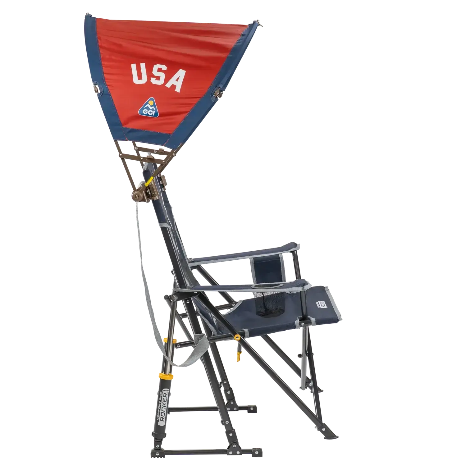 UV-Protection SunShade Accessory - USA Anniversary Deluxe - Choice 917 - Instant Sunshade Umbrella for Tailgating Detail