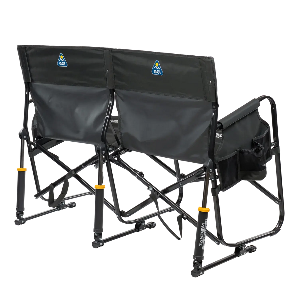 Premium All-Weather Tandem Rocker - Choice 227 - Patented Spring-Action Rocking Chair for Camping Detail